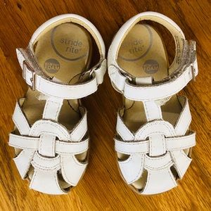 Stride rite sandals!!! White leather